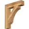 Ekena Millwork Imperial Block Rough Sawn Bracket, Western Red Cedar, 6"W x 30"D x 34"H BKT06X30X34IMP05RWR - alternate 1